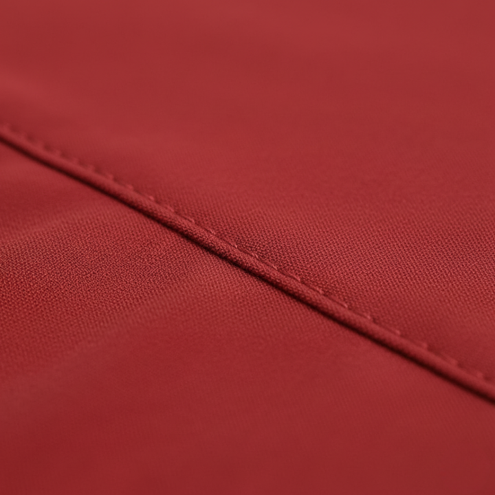 Abito Midi da Donna Lavorato con Pieghe e Scollo a V