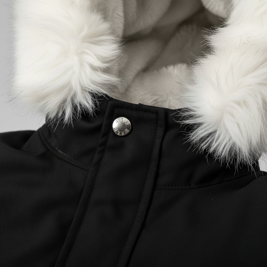 Parka Donna Invernale con Cappuccio e Pelliccia