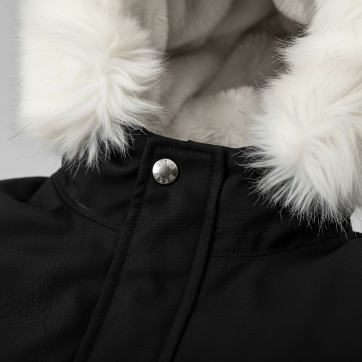 Parka Donna Invernale con Cappuccio e Pelliccia