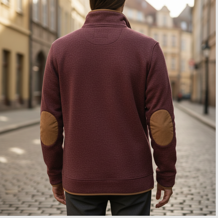 Men's Winter Pullover High Neck Patterned