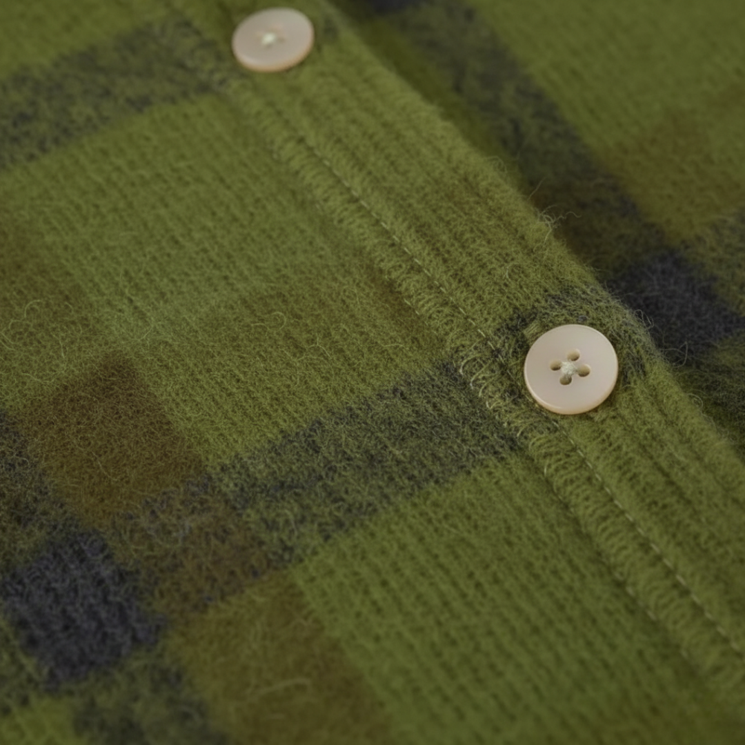 Maglione Donna Cardigan Checkered