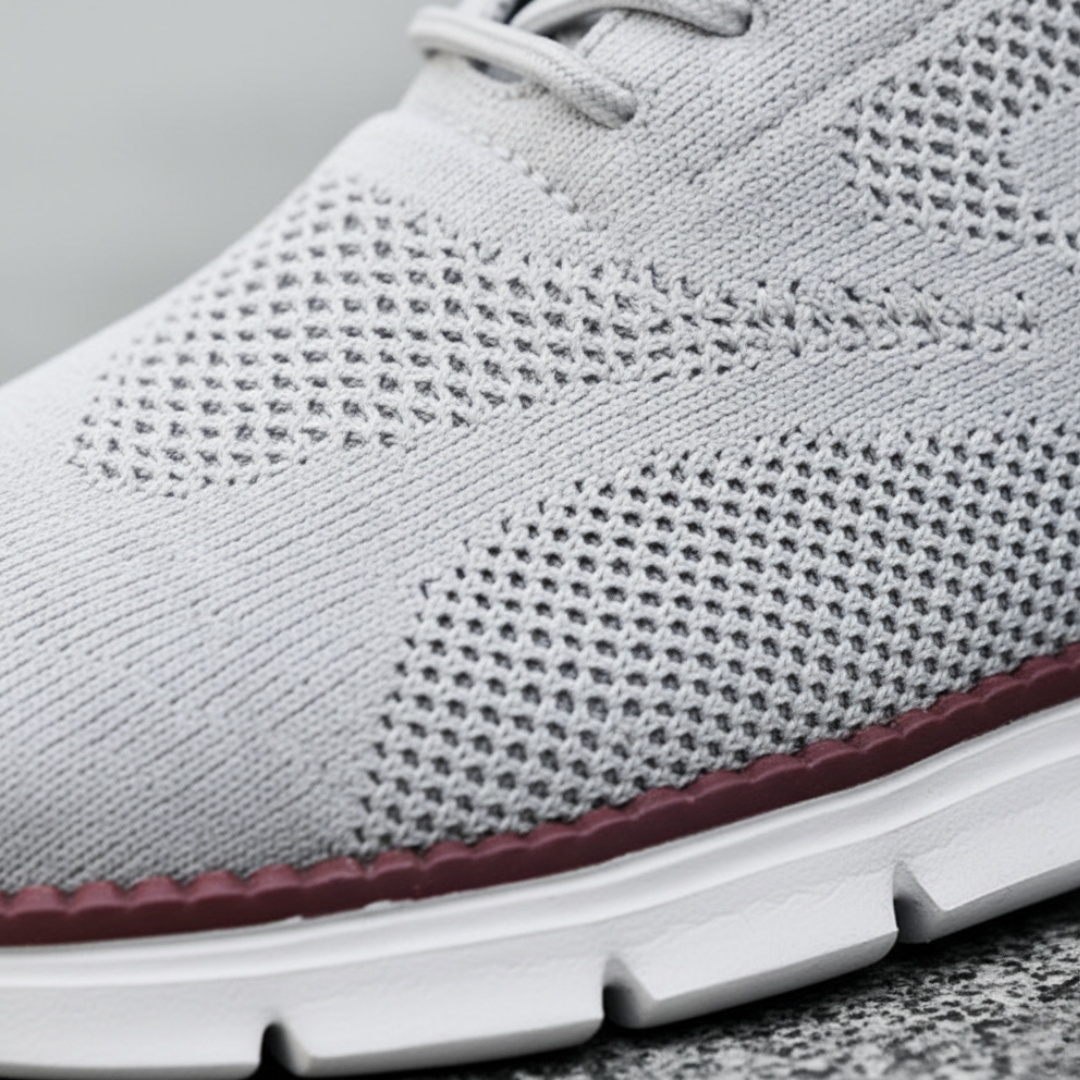 Scarpe Uomo Sportive in Mesh Traspirante con Suola in Gomma