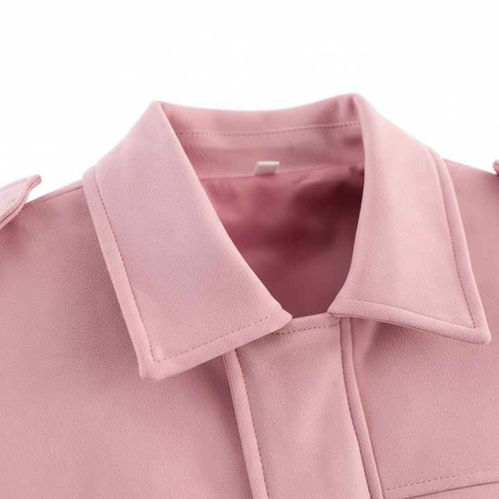 Giacca Donna Oversize Elegante in Tessuto Misto