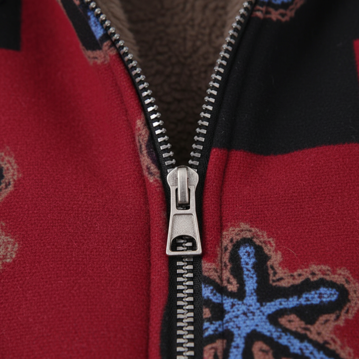 Giacca Invernale da Donna con Fantasia Floreale