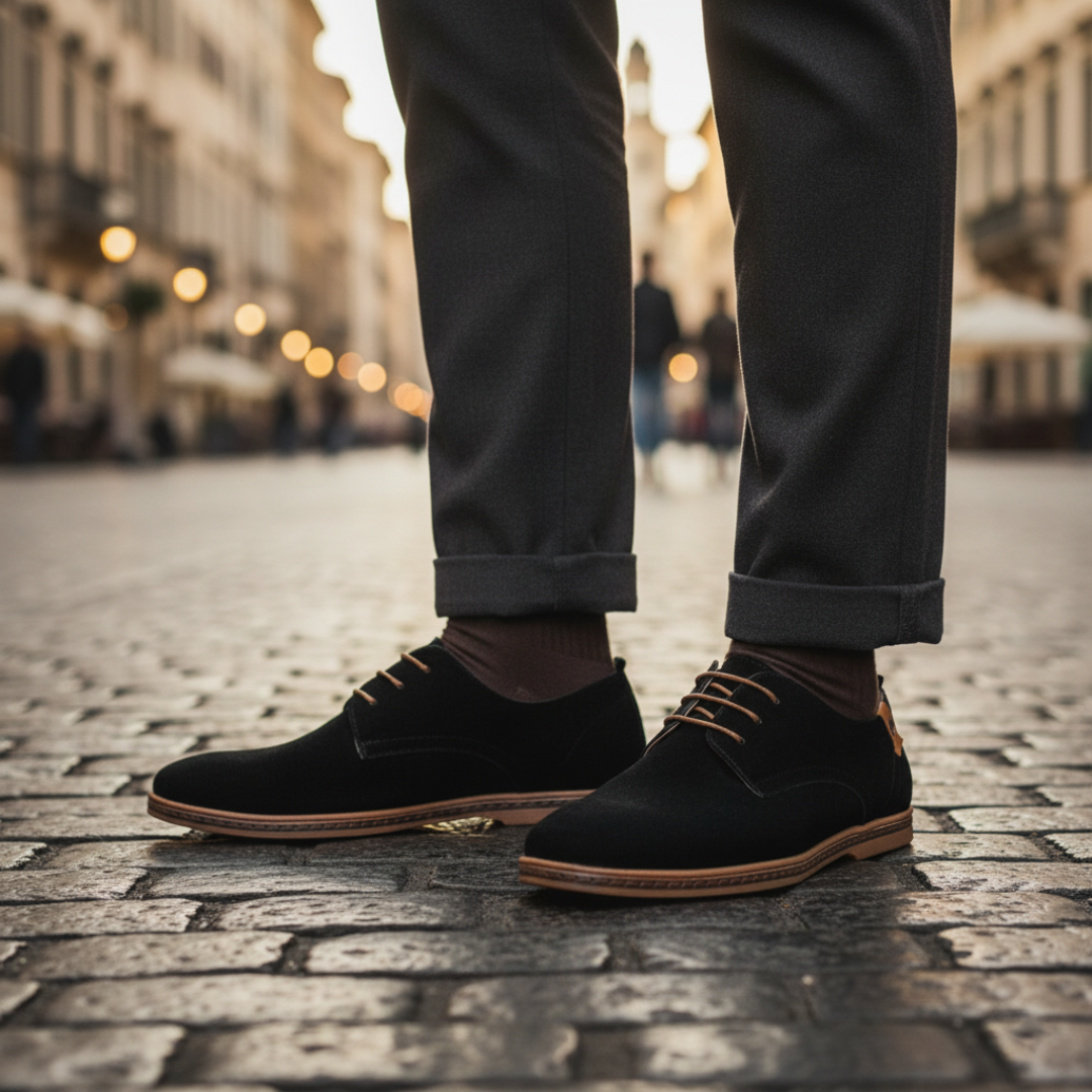 Scarpe Uomo Stringate con Suola