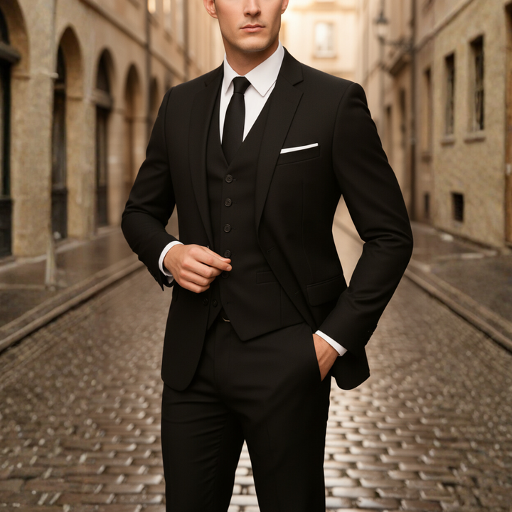 Abito Uomo 3 Pezzi Slim Fit