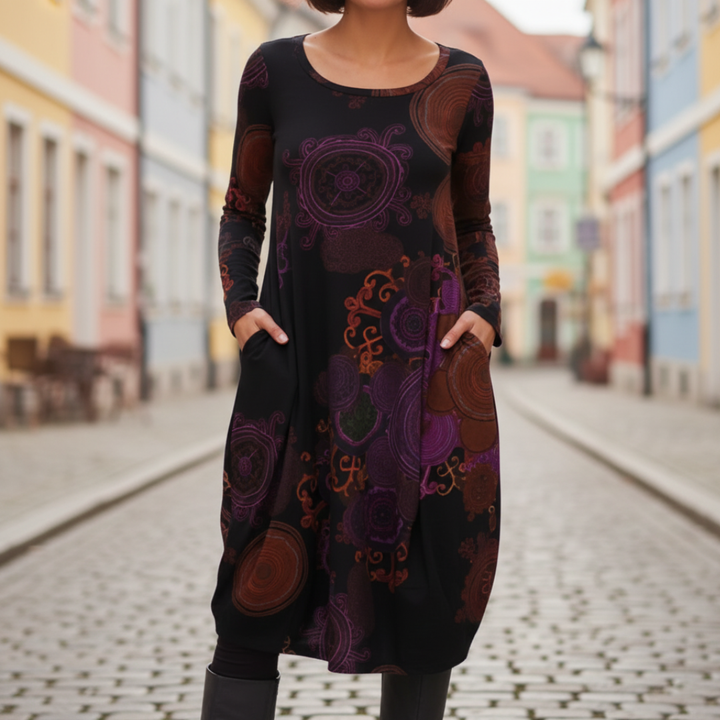 Women's Long Dress in High-Quality Material