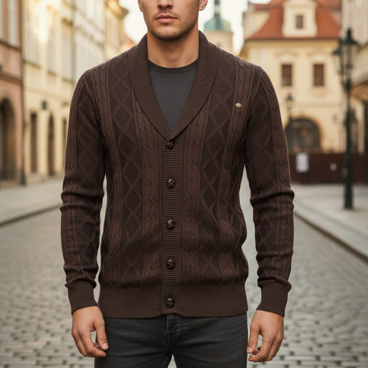 Cardigan uomo con bottoni