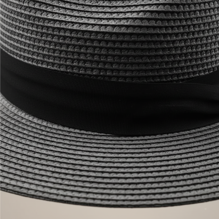 Fedora Hat Men Straw Medium Brim Summer
