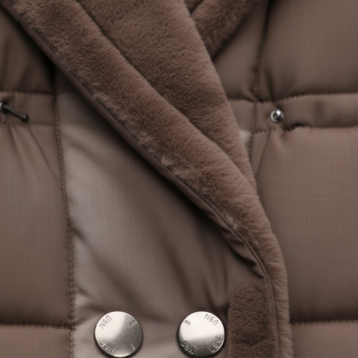 Gilet Donna Imbottito con Ecopelliccia