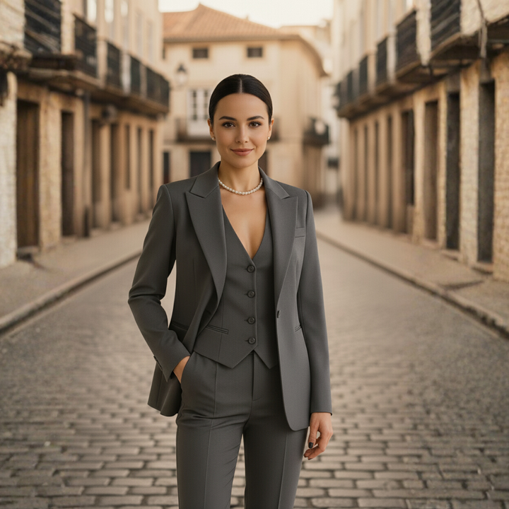 Tailleur Completo Donna Materiale Alta Qualità Cerimonia