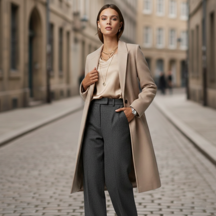 Cappotto Lungo Invernale in Lana Donna