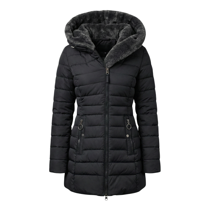 Piumino Invernale da Donna con Cappuccio