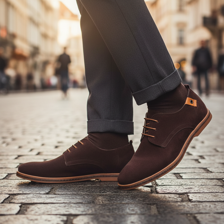 Scarpe Uomo Stringate con Suola