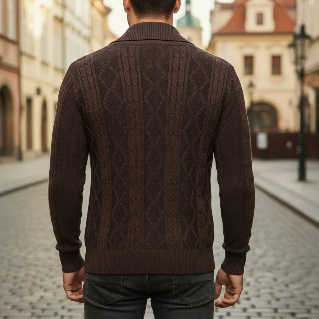 Cardigan uomo con bottoni