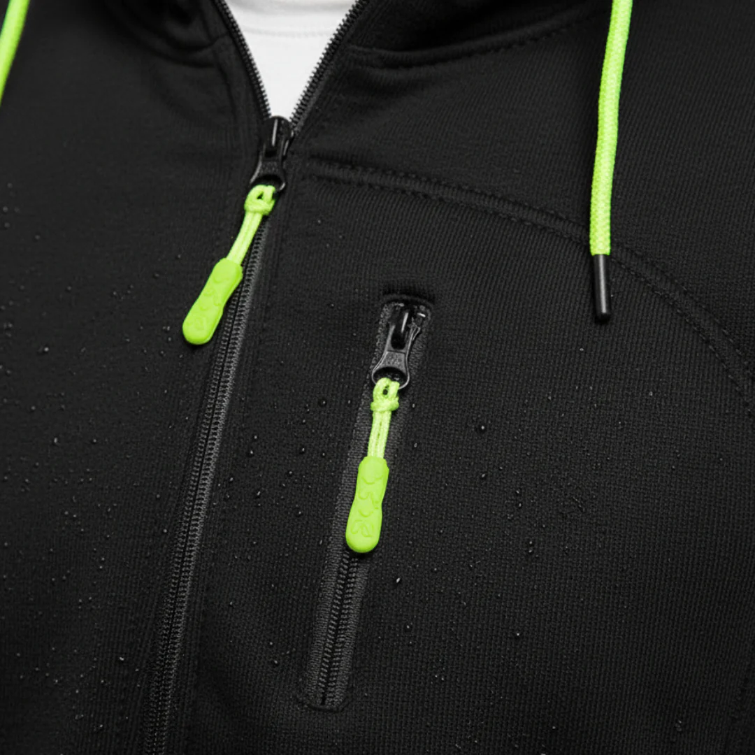 Giacca con Cappuccio da Uomo con Cerniera