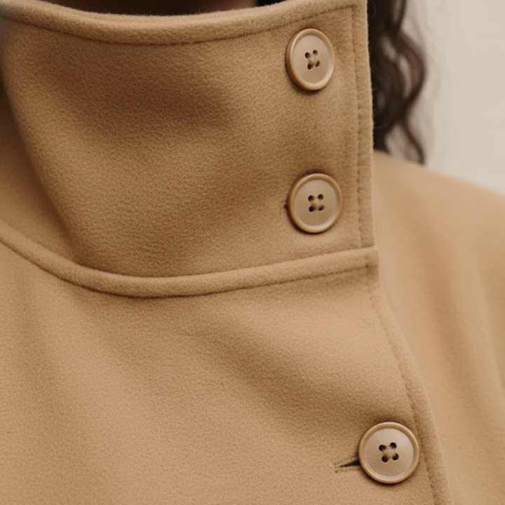 Mantello Donna Materiale Alta Qualità Invernale Giacca Corta