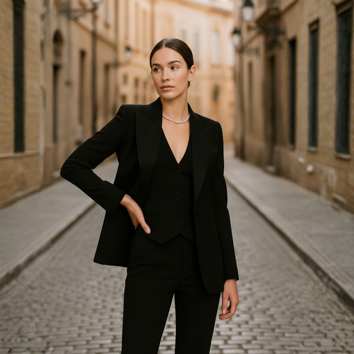 Tailleur Completo Donna Materiale Alta Qualità Cerimonia