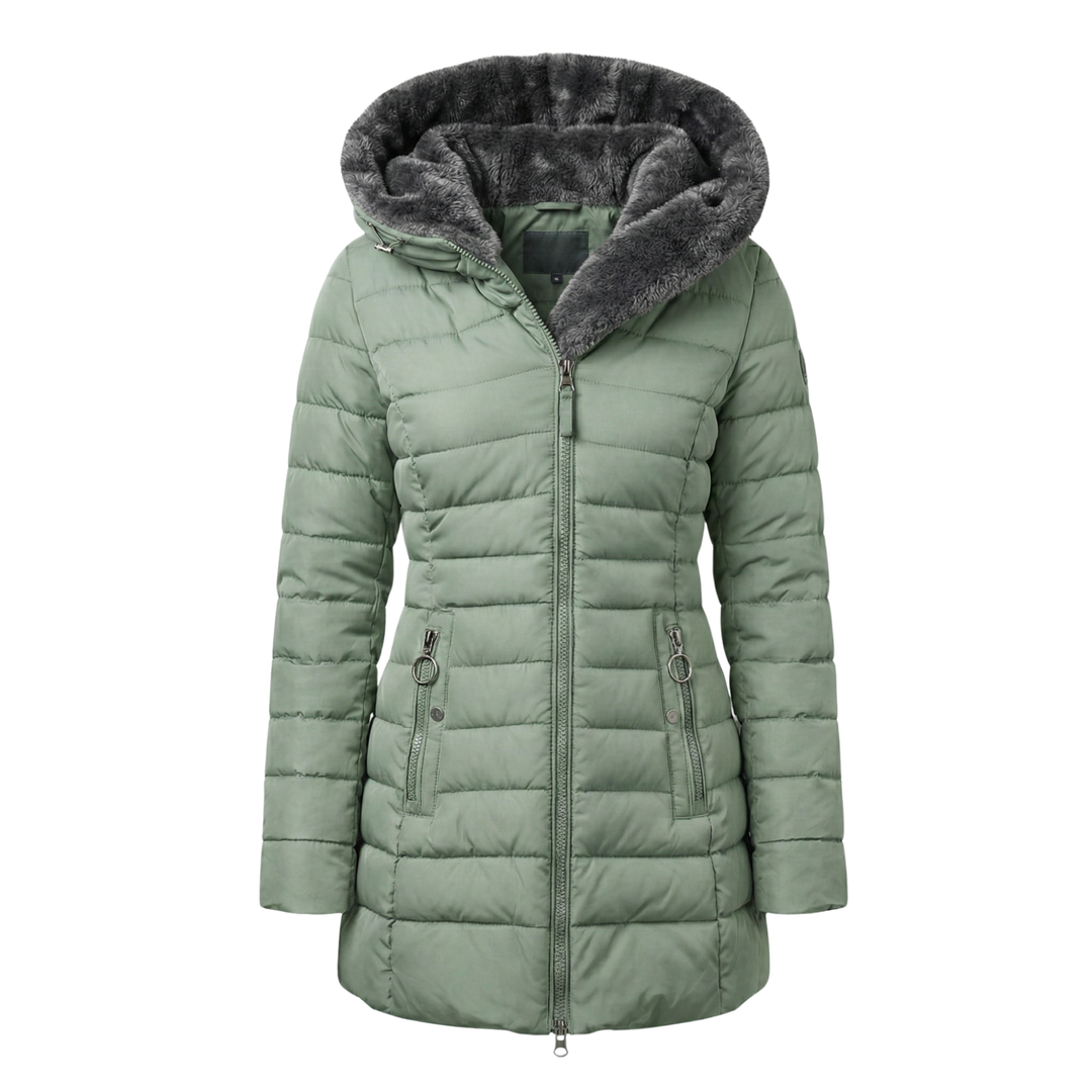 Piumino Invernale da Donna con Cappuccio