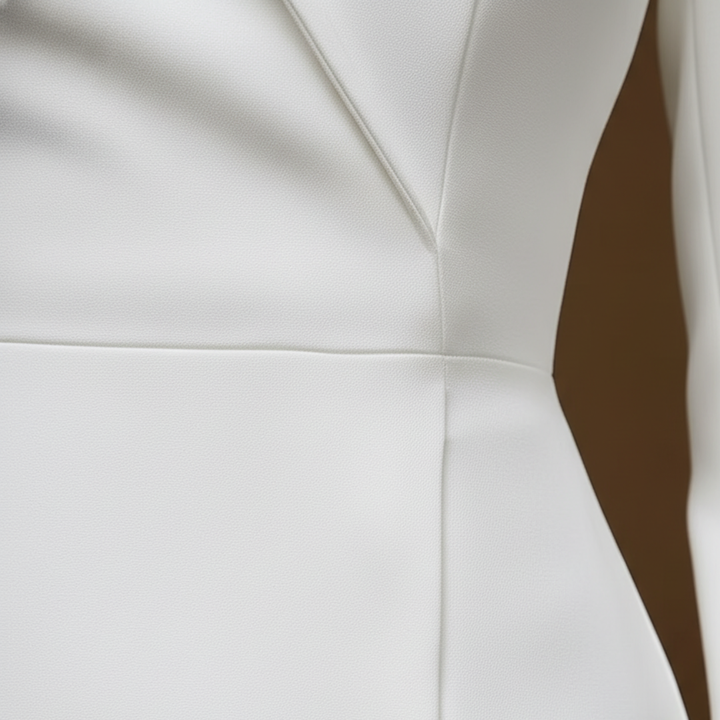 Abito Donna Strutturato Bianco