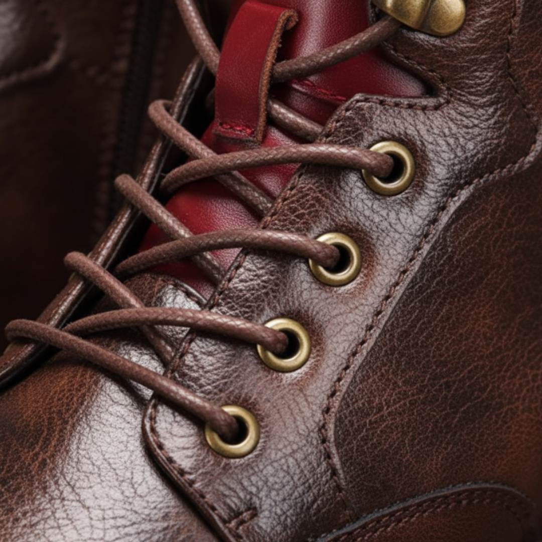 Stivaletti da Uomo in Finta Pelle con Cerniera