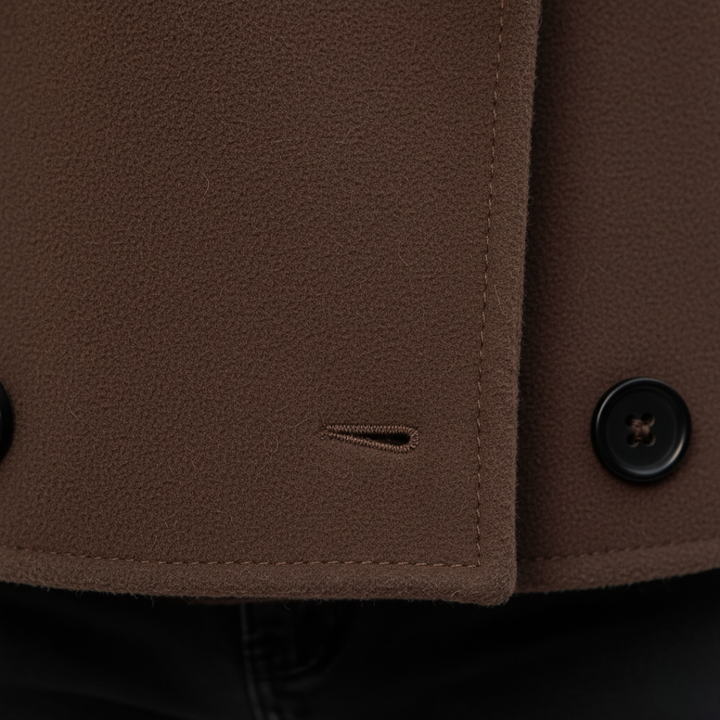 Giacca Donna Marrone Doppiopetto