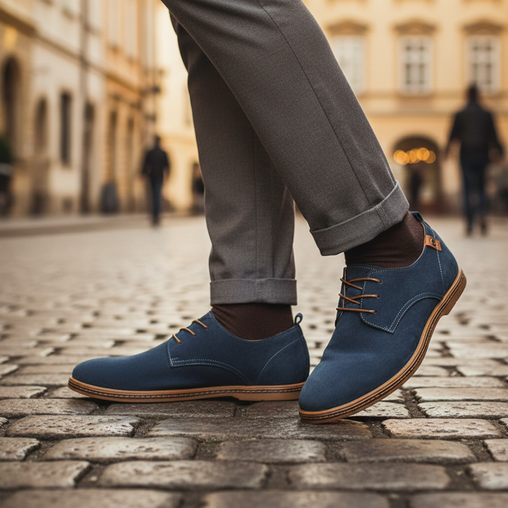 Scarpe Uomo Stringate con Suola