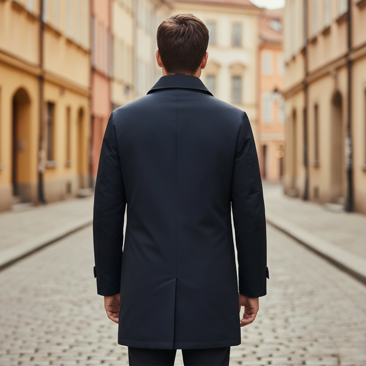 Cappotto Uomo in con Bottoni