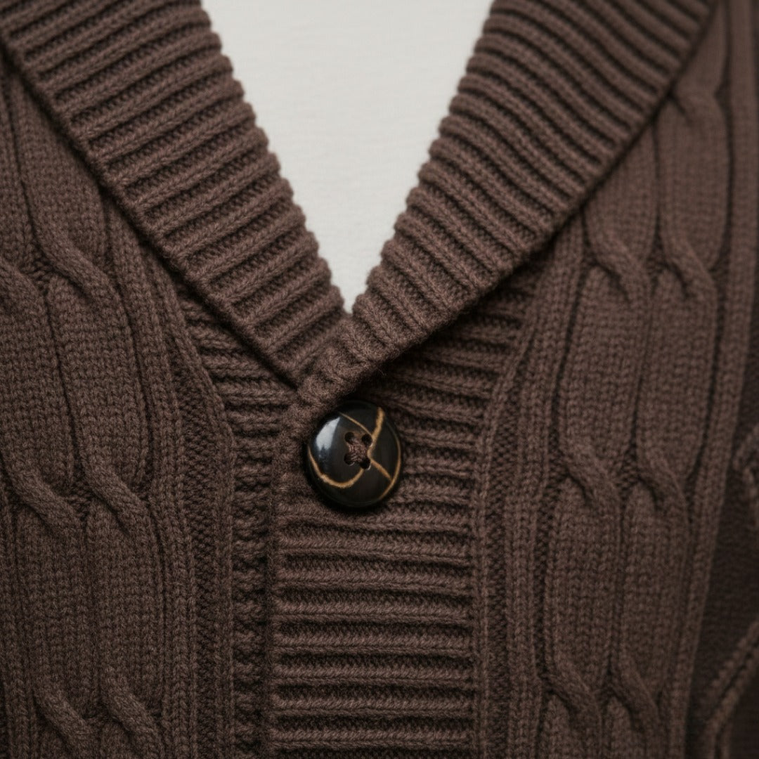 Cardigan uomo con bottoni