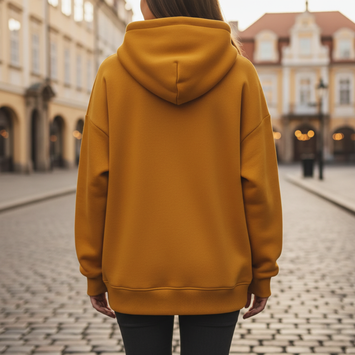 Felpa Donna Con Cappuccio Tessuto