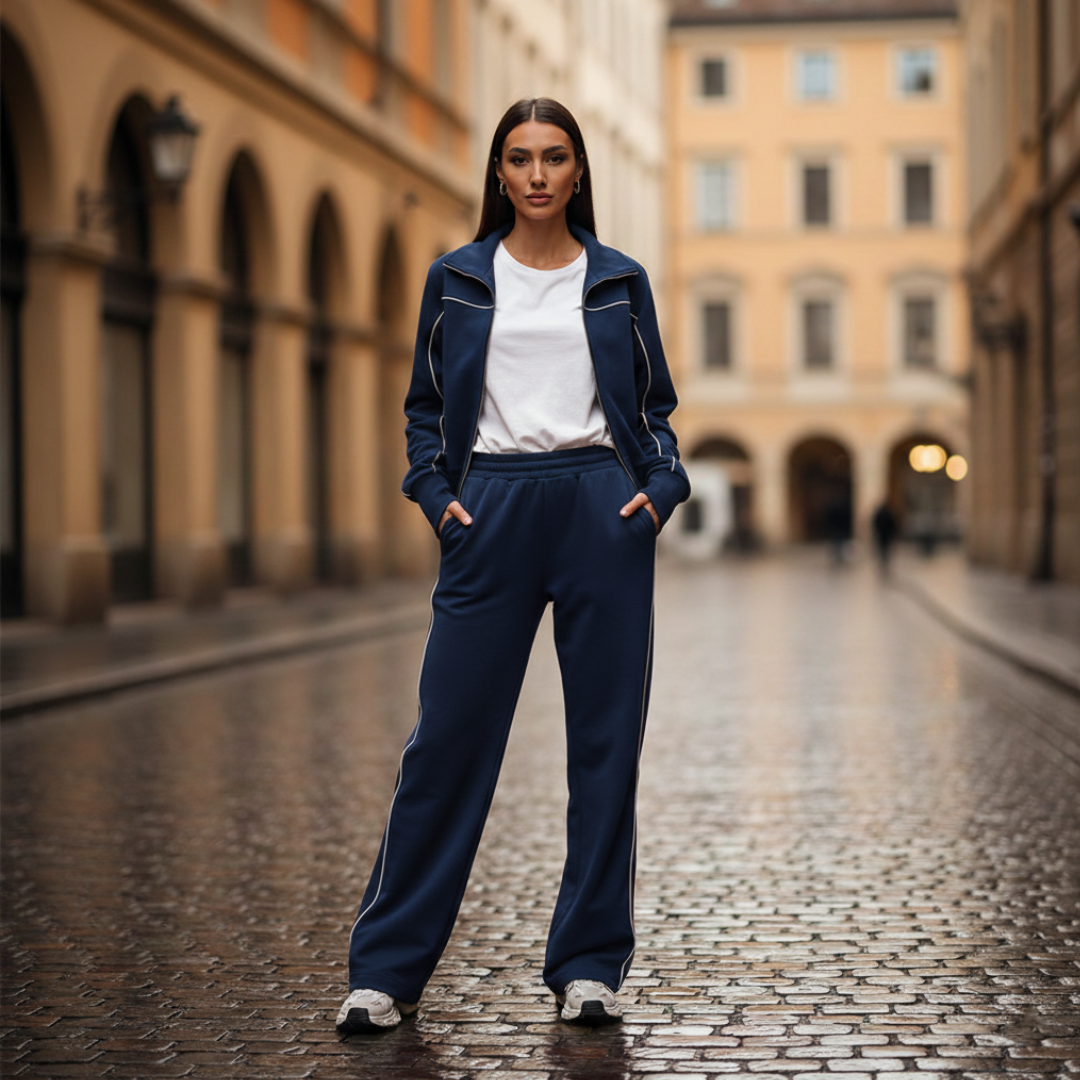 Tuta Donna Felpa Larga Set Sportivo