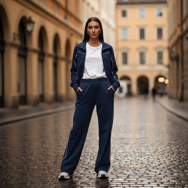 Tuta Donna Felpa Larga Set Sportivo