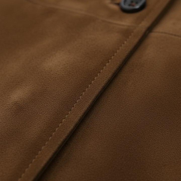 Cappotto Lungo Donna Marrone Elegante