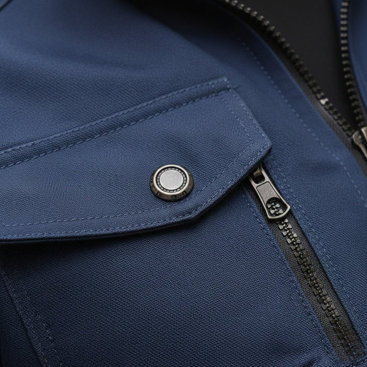 Herren Bomberjacke winddicht casual mit Reißverschluss