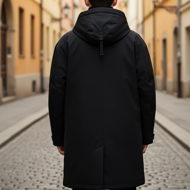 Cappotto Uomo Impermeabile con Cappuccio