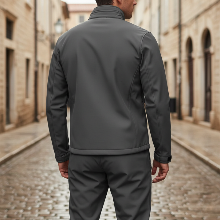 Set Outdoor Uomo Softshell Antivento