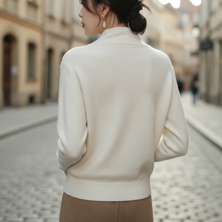 Maglione Donna con Collo a V