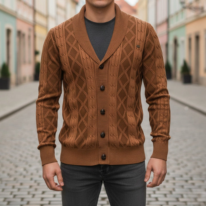 Cardigan uomo con bottoni