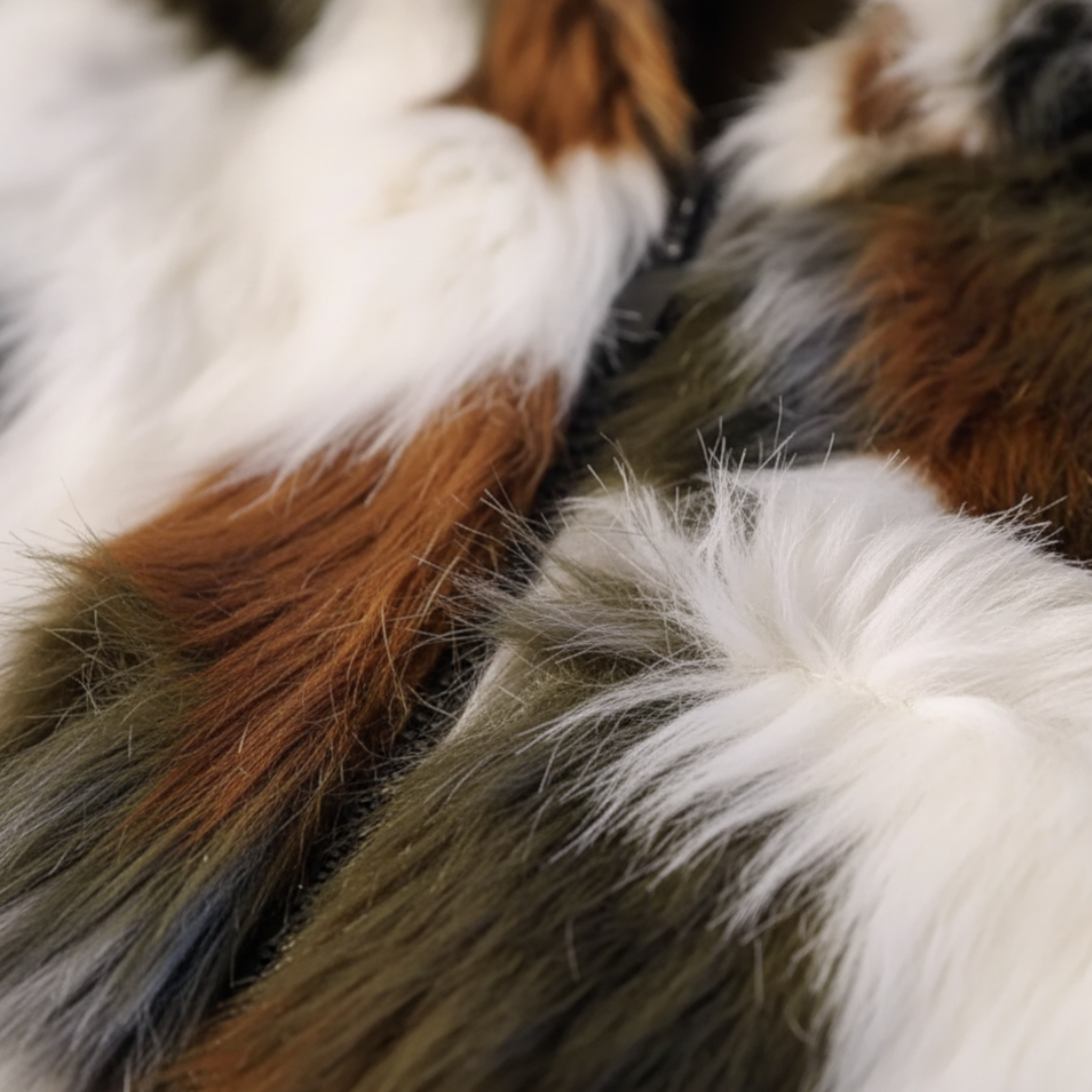 Gilet Uomo in Pelliccia Sintetica con Cappuccio Disponibile