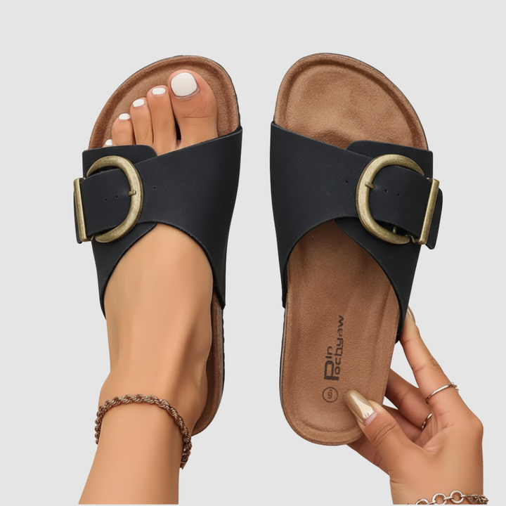 Ciabatta donna con fibbia