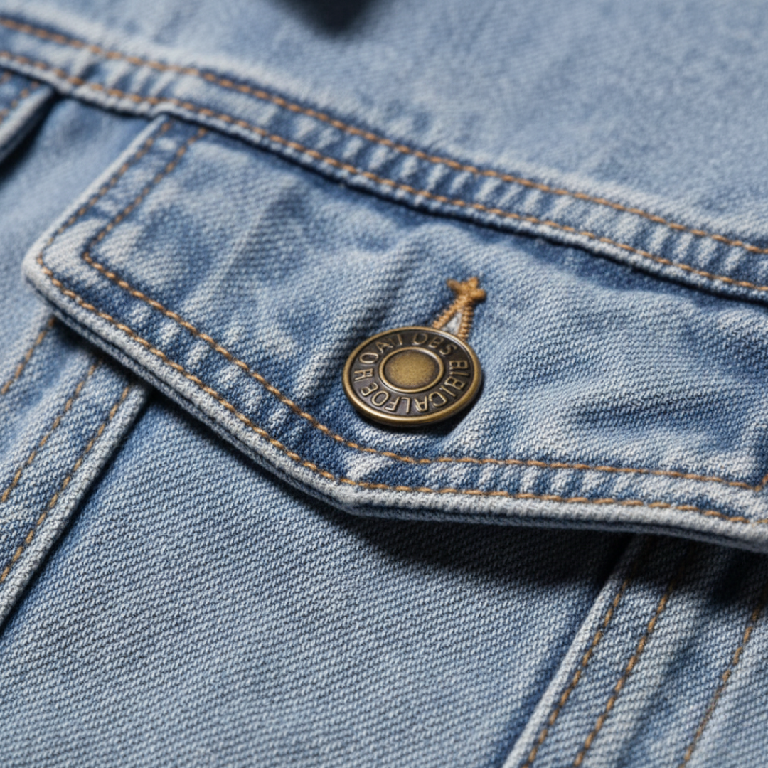 Giacca Uomo Denim Resistente