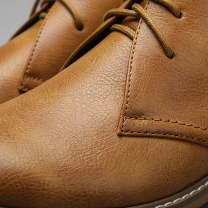 Stivali Uomo Chukka in Pelle Sintetica Casual Elegante