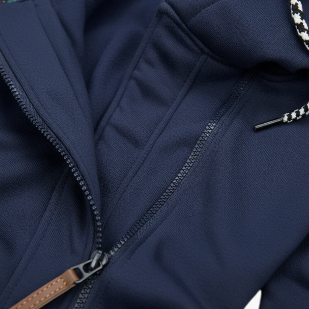 Felpa Lunga Donna Materiale Alta Qualità Cappuccio Asimmetrica Casual