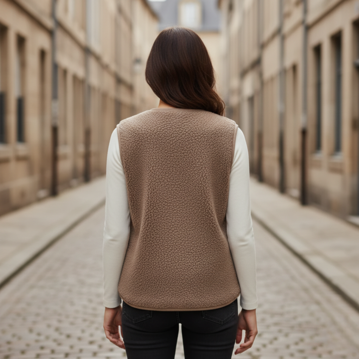 Gilet Donna Morbido con Bottoni