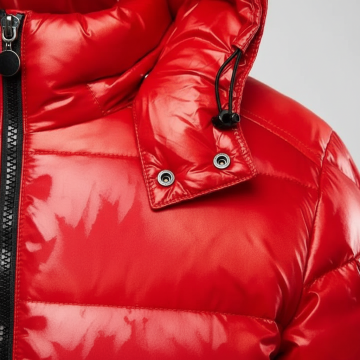 Giacca Uomo Piumino Impermeabile Cappuccio