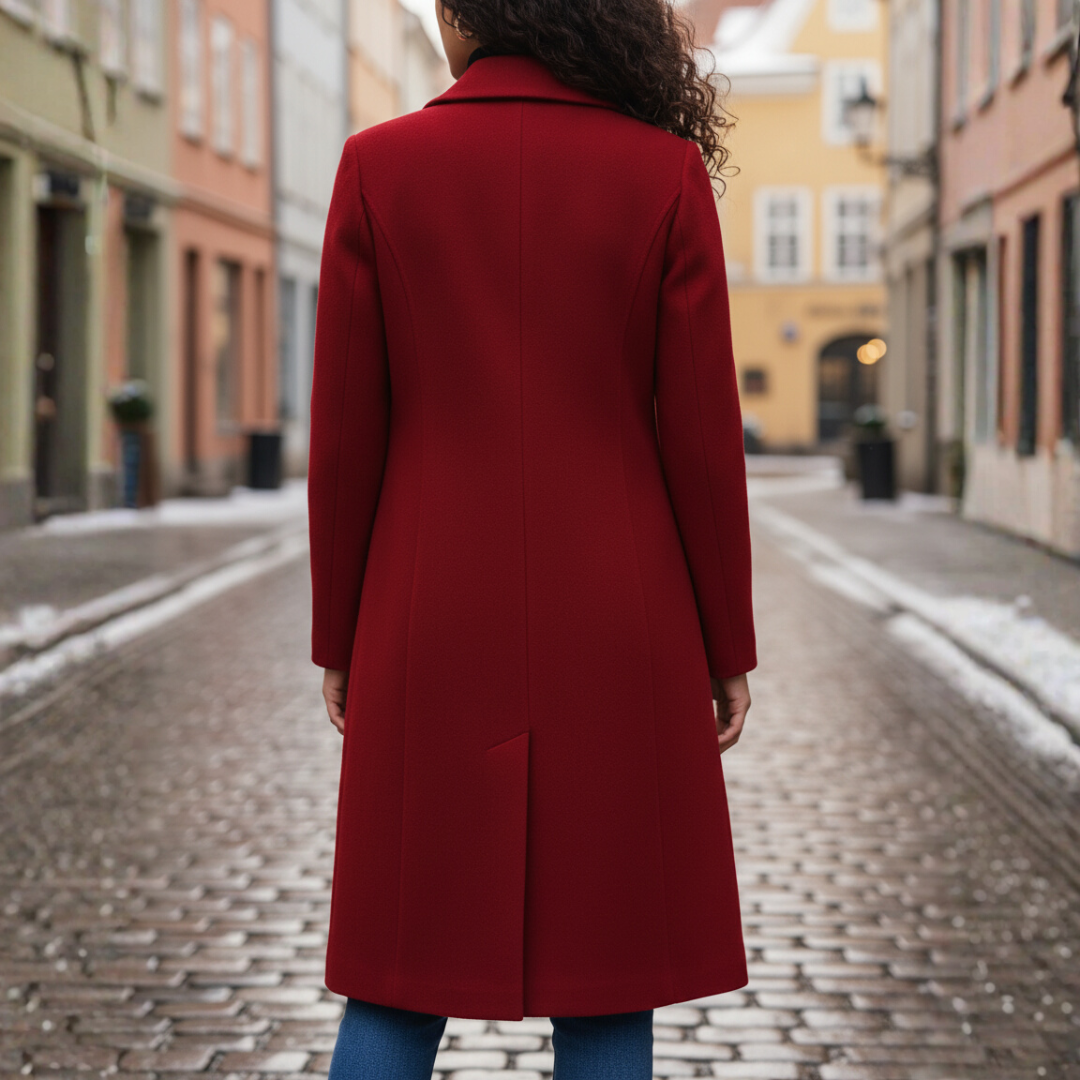 Cappotto Donna con Bottoni per l'Inverno