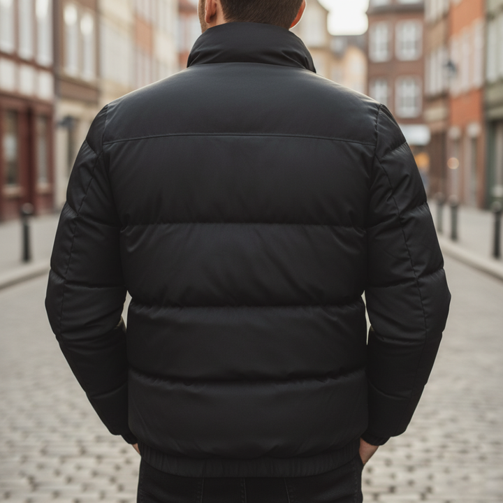 Giacca Uomo Piumino Collo Alto