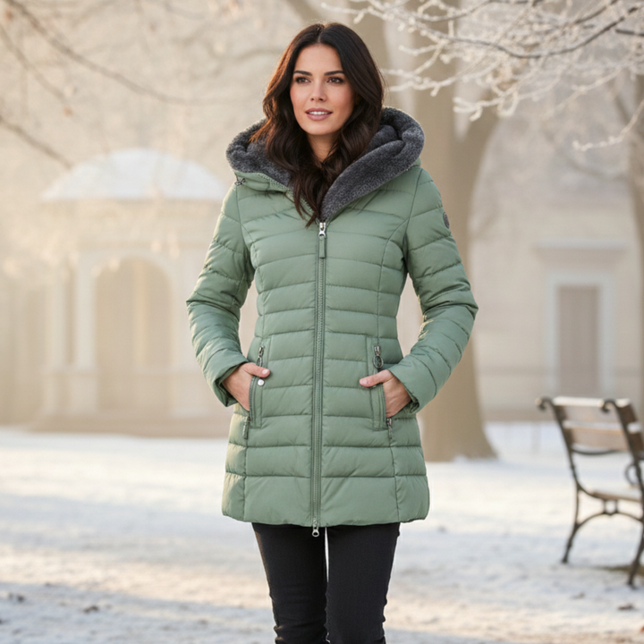 Piumino Invernale da Donna con Cappuccio