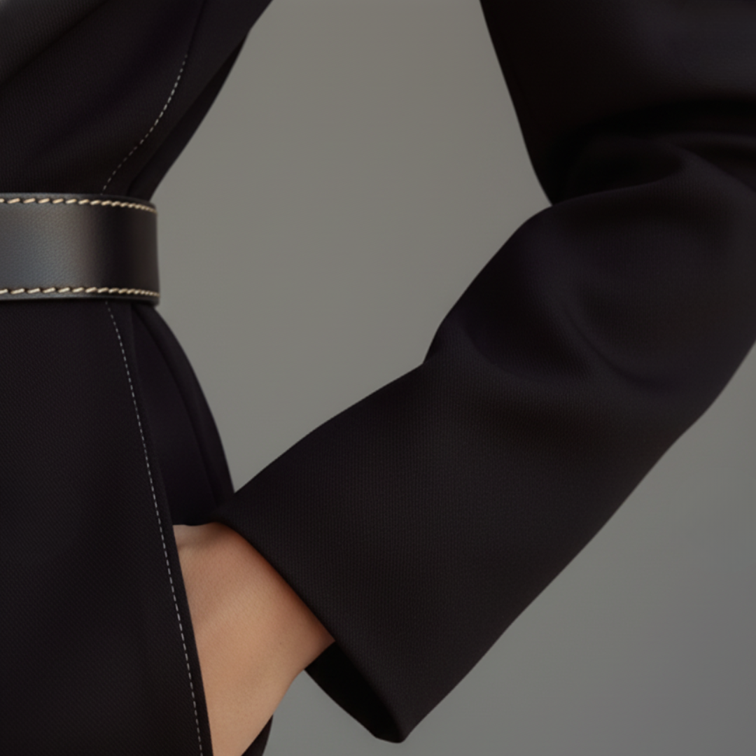 Tuta Intera Donna Nera in Tessuto Tecnico