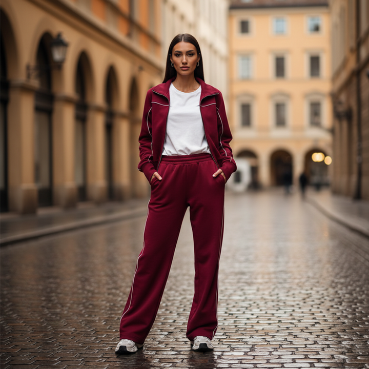 Tuta Donna Felpa Larga Set Sportivo